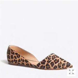 Zoe Calf Hair D’Orsay Flats